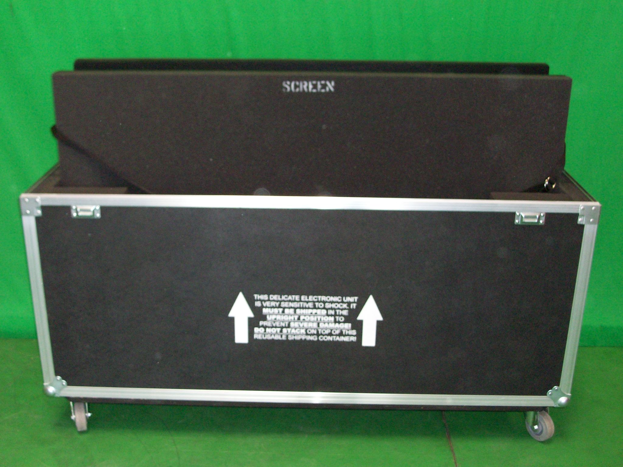 Print # 6443 - Custom Case for (2) Vivio E600i-B3 Monitors w/ Wall Mounts By Nelson Case Corp