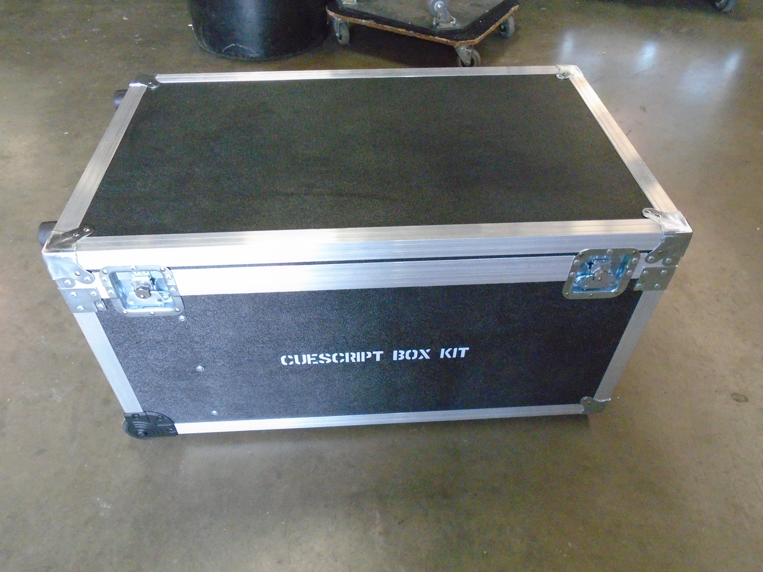 Print # 7133 - Custom Case for Cuescript CSHL Teleprompter Kit; Includes Large Hood, LCD Monitor By Nelson Case Corp