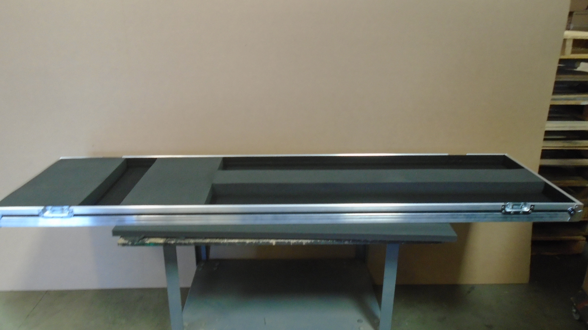 Print # 7626 - Custom Road Case for 55'' LCD Monitor with Stand Attached By Nelson Case Corp