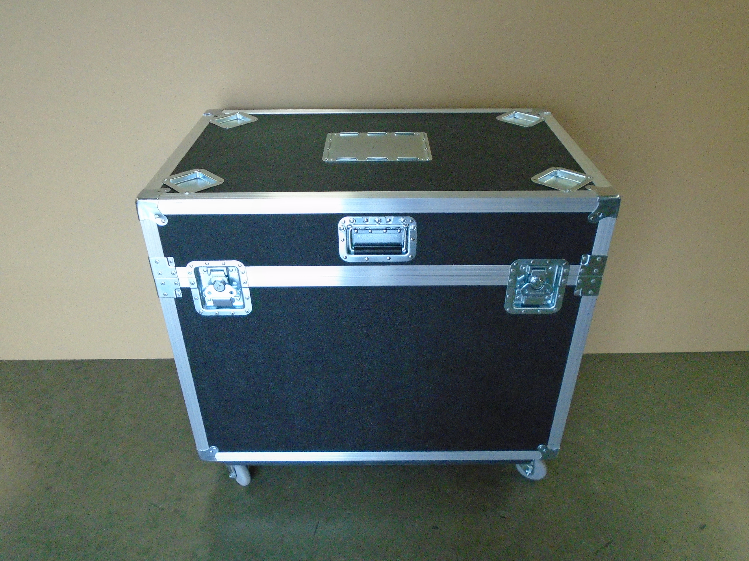 Print # 8029 - Custom Road Case for 3-Pack Martin MAC Allure Profile Moving Head Light with Clamp Attached, Shell Only, No Foam Insert Included By Nelson Case Corp