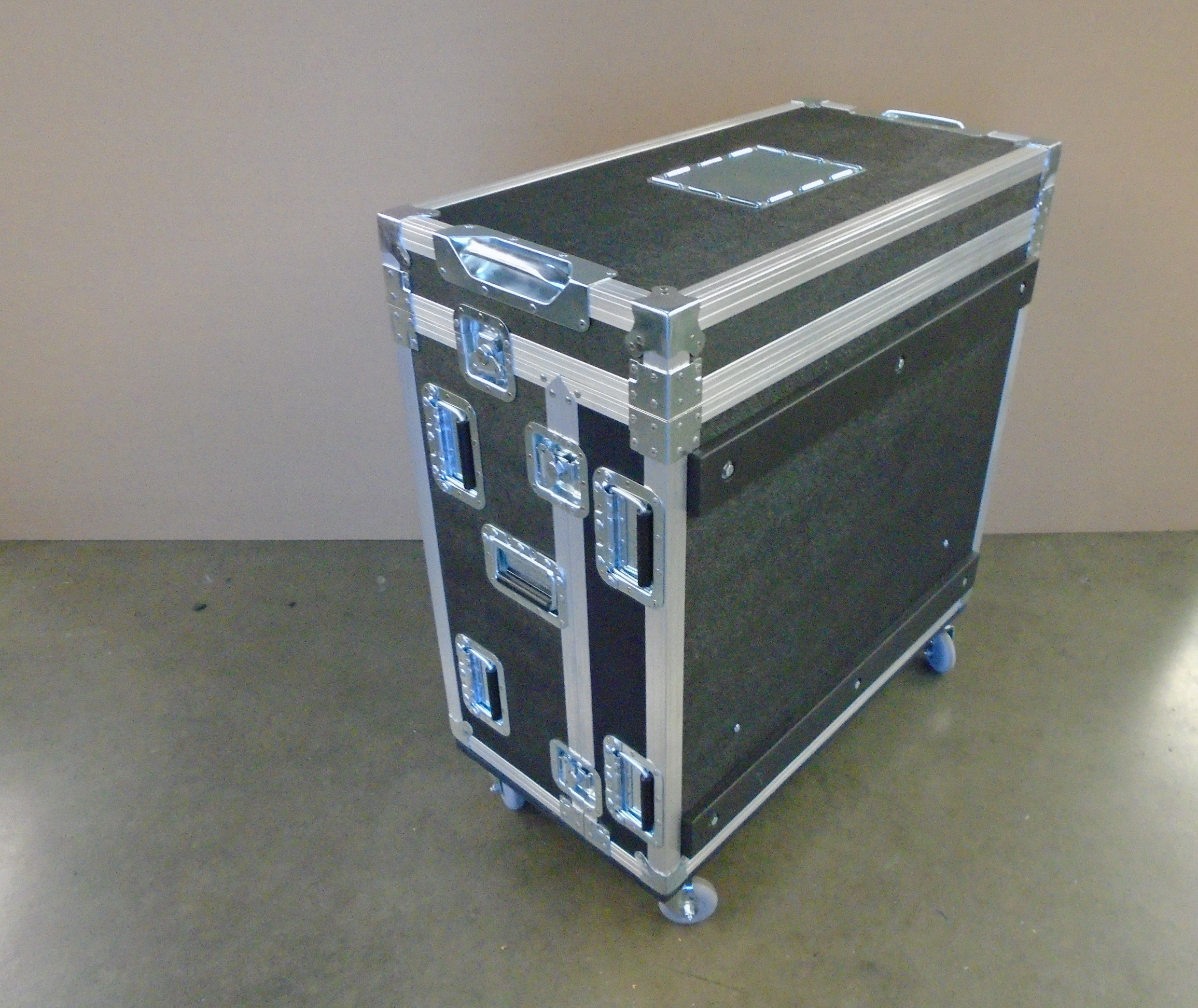 Print # 8111 - Custom Road Case for Allen & Heath dLive C2500 Control Surface with 8" Dog House By Nelson Case Corp