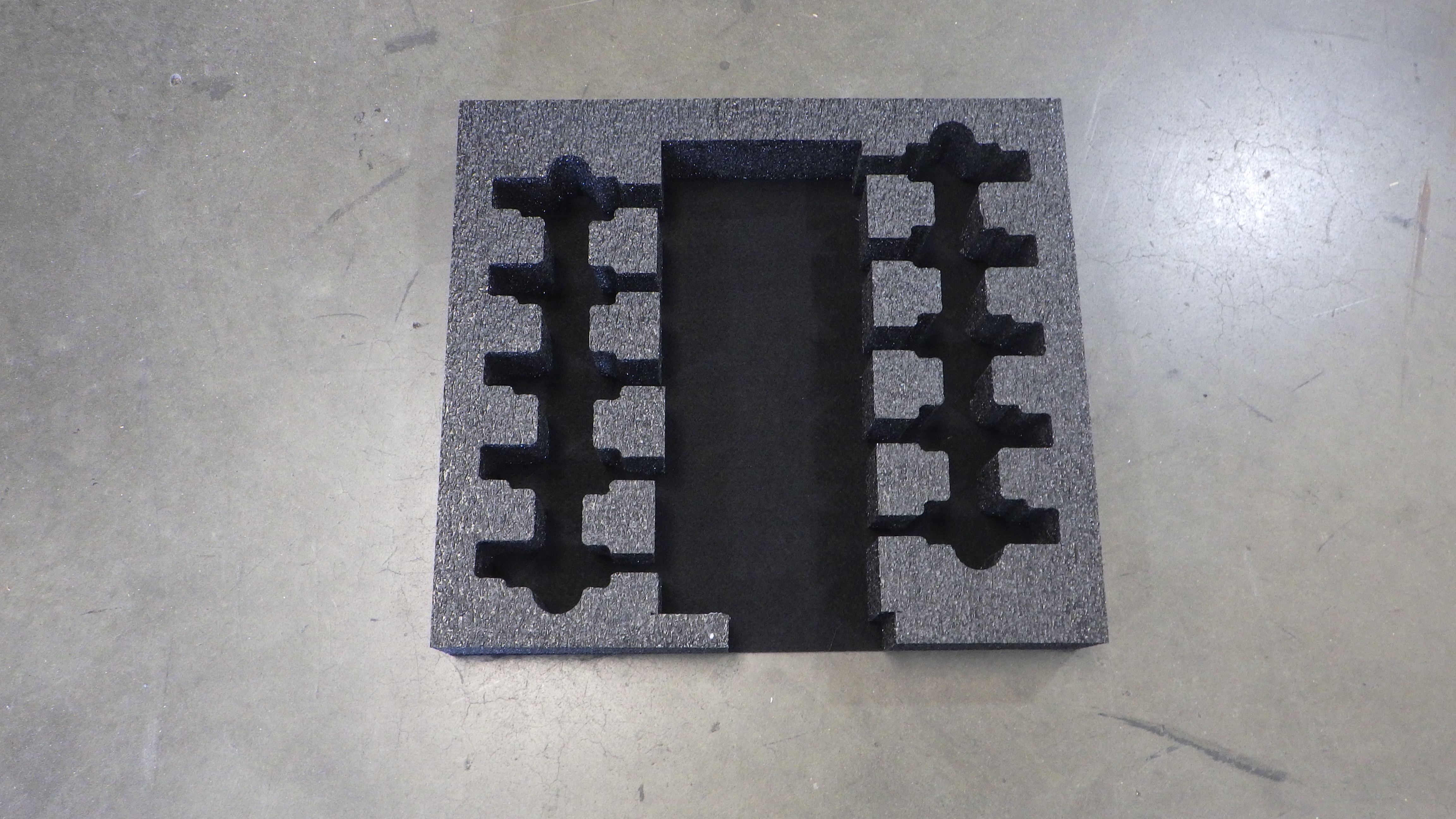 Print # 9811 - Custom 2U Foam Insert for 10-Pack Sennheiser EW-D SK Wireless Bodypack Transmitter By Nelson Case Corp