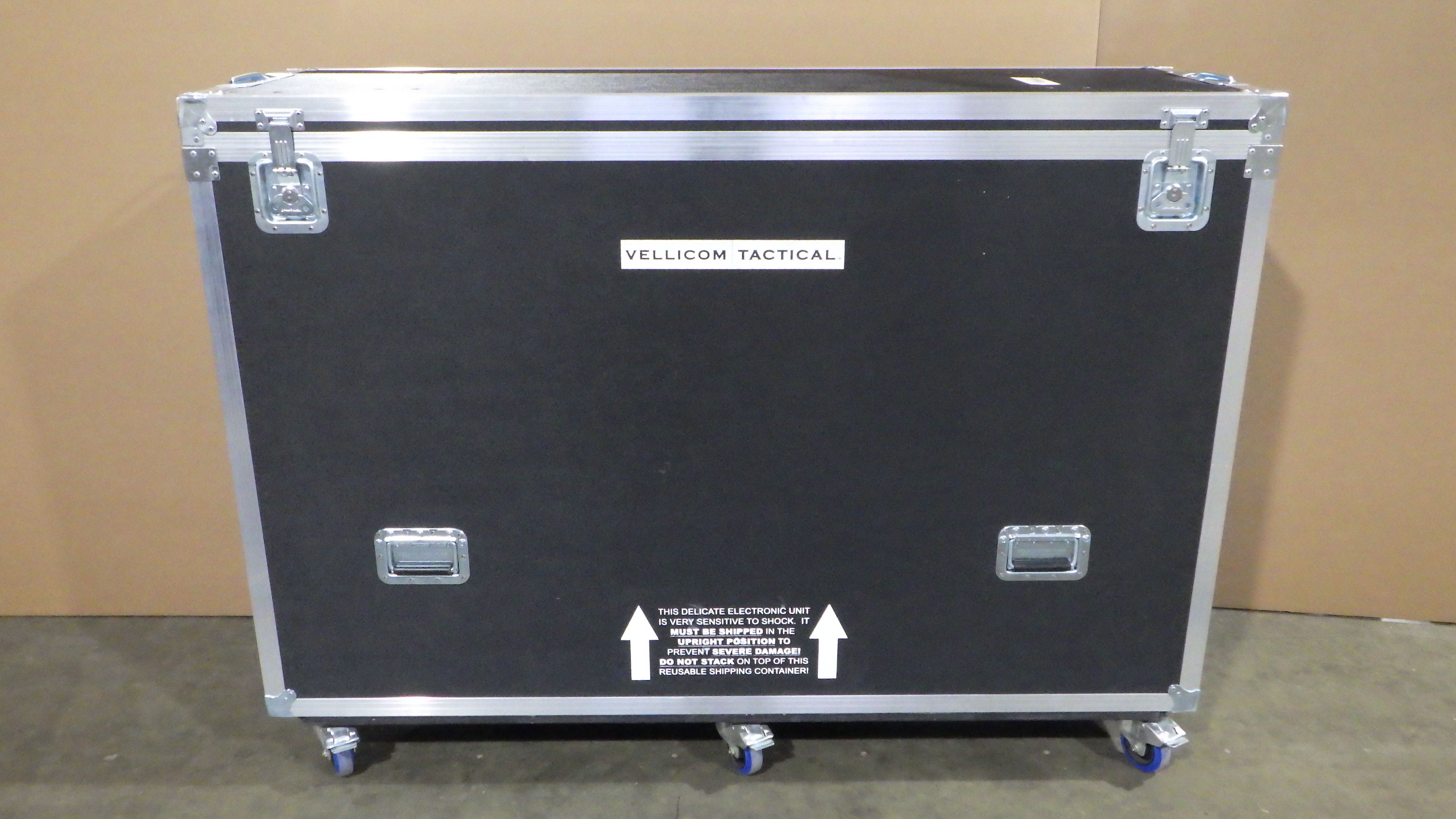 Print # 9986 - Custom Road Case for Nexus 21 ML-65 Electric Lift with the Sharp 4P-B65EJ2U Monitor, Lift Supplied by Client By Nelson Case Corp
